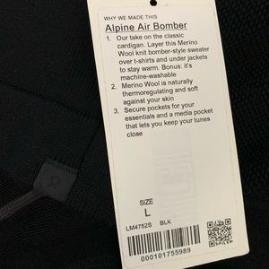 Lululemon Alpine Air Bomber